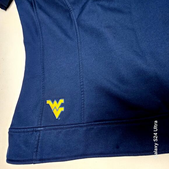 Columbia Blue Hooded Jacket Embroidered West Virginia Mountaineers Women's XL - Picture 7 of 10